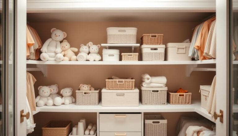 newborn closet organization