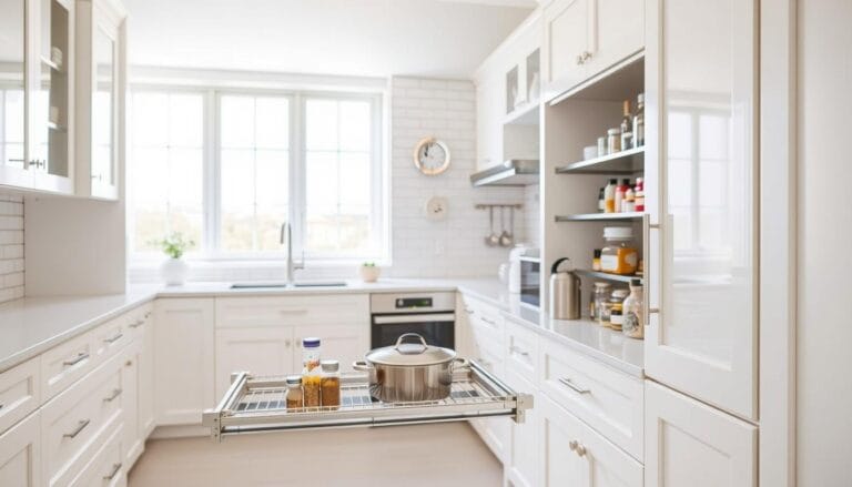 sliding cabinet racks